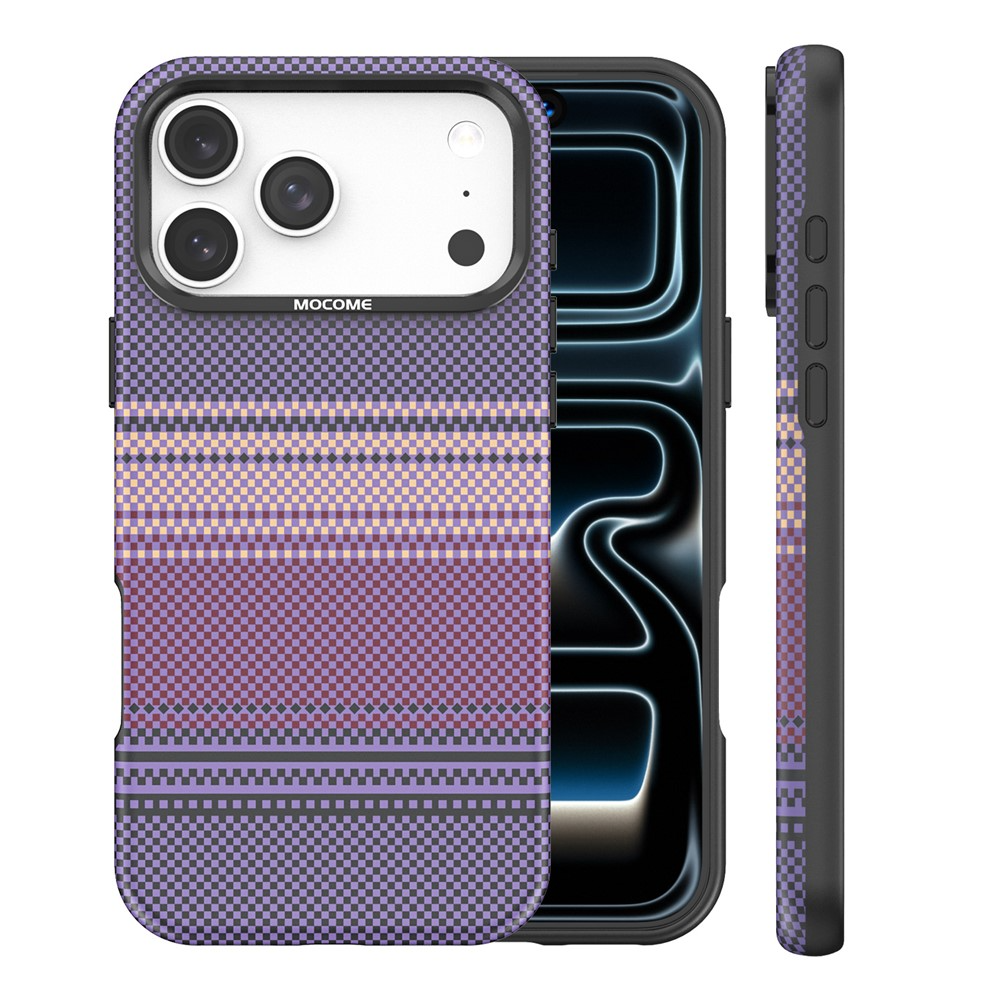 Θήκη MagSafe για Apple iPhone 17 Pro, OEM, Gradient Rainbow, Μωβ