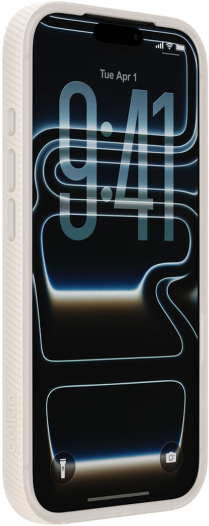 Θήκη MagSafe για Apple iPhone 17 Pro Max, Belkin, SheerForce Grip, Μπεζ MSA036hqSA