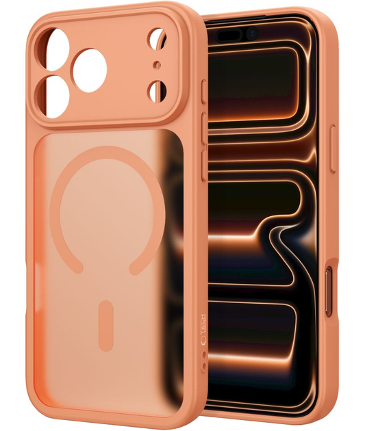 Θήκη MagSafe για Apple iPhone 18 Pro Max / 17 Pro Max, Tech-Protect, BasicMag, Πορτοκαλί Ματ