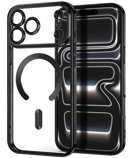 Θήκη MagSafe για Apple iPhone 18 Pro Max / 17 Pro Max, Tech-Protect, Magflex, Μαύρο Σατινέ