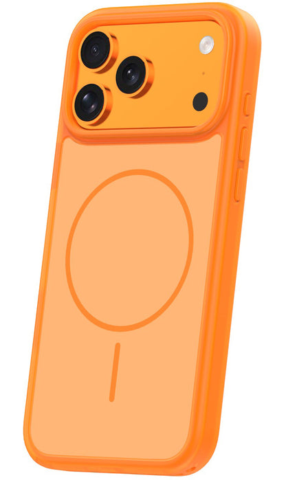 Θήκη MagSafe για Apple iPhone 18 Pro Max / 17 Pro Max, OEM, Frame Thin Mag, Πορτοκαλί