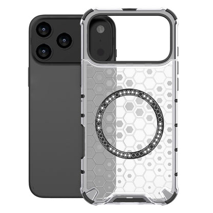 Θήκη MagSafe για Apple iPhone 17 Pro Max, Techsuit, HoneyComb Shield, Λευκή
