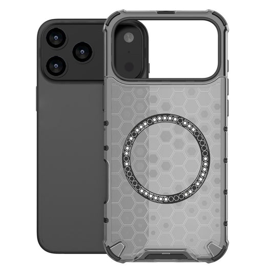 Θήκη MagSafe για Apple iPhone 17 Pro Max, Techsuit, HoneyComb Shield, Μαύρη