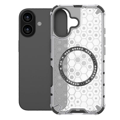 Θήκη MagSafe για Apple iPhone 17, Techsuit, HoneyComb Shield, Λευκή