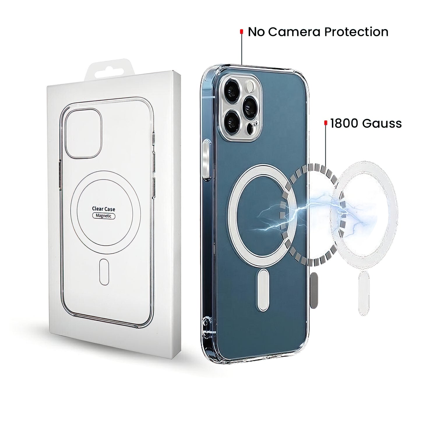 Θήκη MagSafe για Apple iPhone 17, OEM, Διάφανη, Σαφής