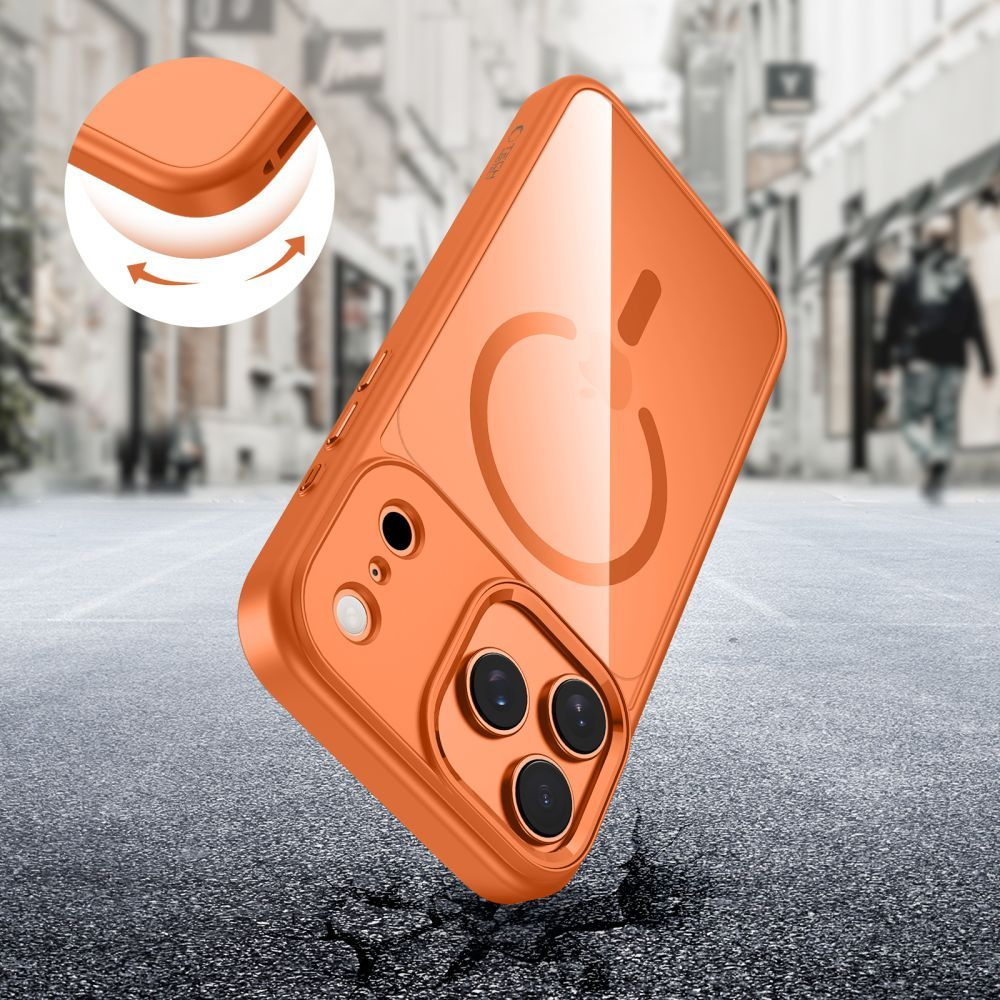 Θήκη MagSafe για Apple iPhone 17 Pro Max, Tech-Protect, Magmat, Πορτοκαλί