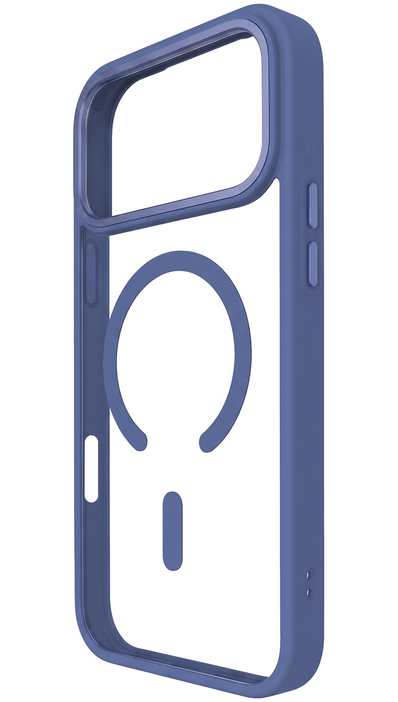 Θήκη MagSafe για Apple iPhone 18 Pro Max / 17 Pro Max, OEM, Χρώμα Clear Mag, Μπλε
