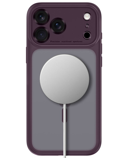 Θήκη MagSafe για Apple iPhone 18 Pro Max / 17 Pro Max, Tech-Protect, MagPeak CC, Βυσσινί Ματ