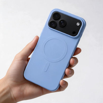 Θήκη MagSafe για Apple iPhone 18 Pro Max / 17 Pro Max, OEM, Silicone Mag (Big Hole), γαλάζια