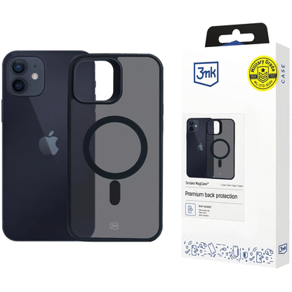 Θήκη MagSafe για Apple iPhone 12 / 12 Pro, 3MK, Smoke MagCase, Μαύρο