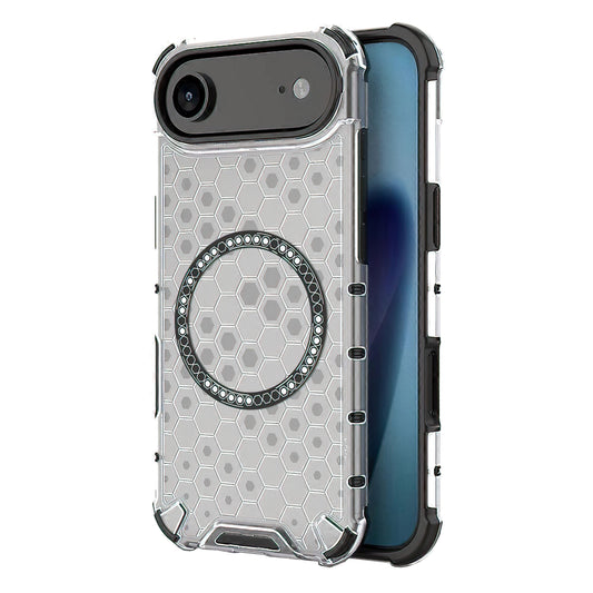 Θήκη MagSafe για Apple iPhone 17 Air, Techsuit, HoneyComb Shield, Λευκή