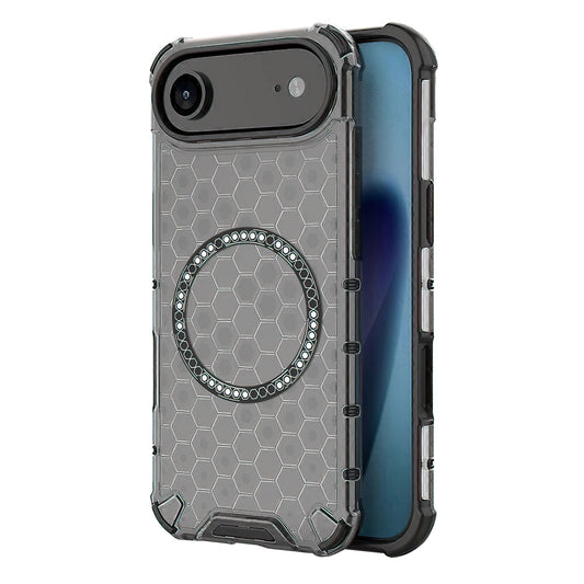 Θήκη MagSafe για Apple iPhone 17 Air, Techsuit, HoneyComb Shield, Μαύρη