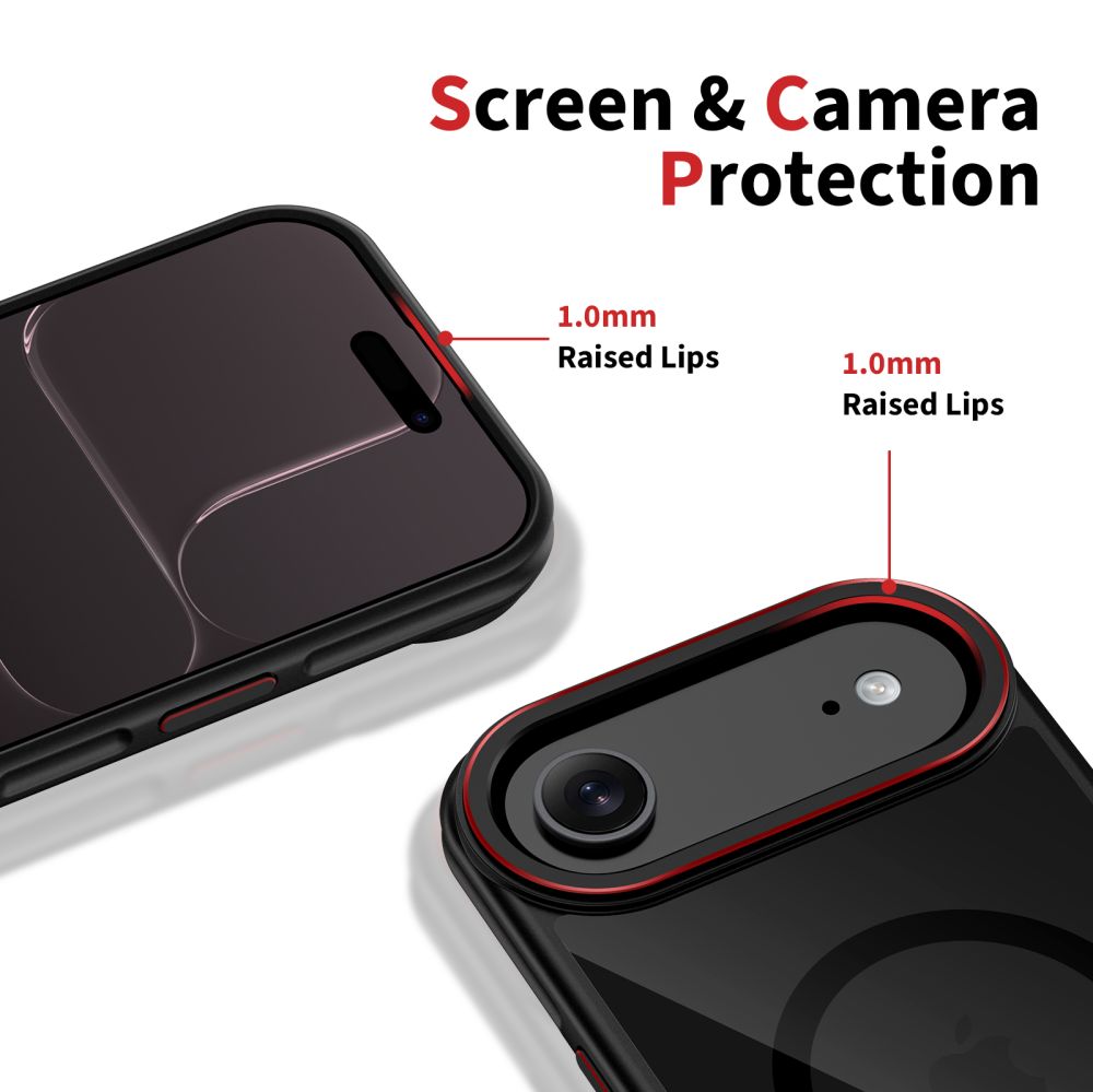 Θήκη MagSafe για Apple iPhone 17 Air, Tech-Protect, Maghybrid, Μαύρη