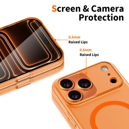 Θήκη MagSafe για Apple iPhone 17 Pro Max, Tech-Protect, MagSlim, Ματ Πορτοκαλί