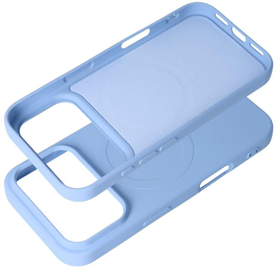 Θήκη MagSafe για Apple iPhone 18 Pro Max / 17 Pro Max, OEM, Silicone Mag (Big Hole), γαλάζια