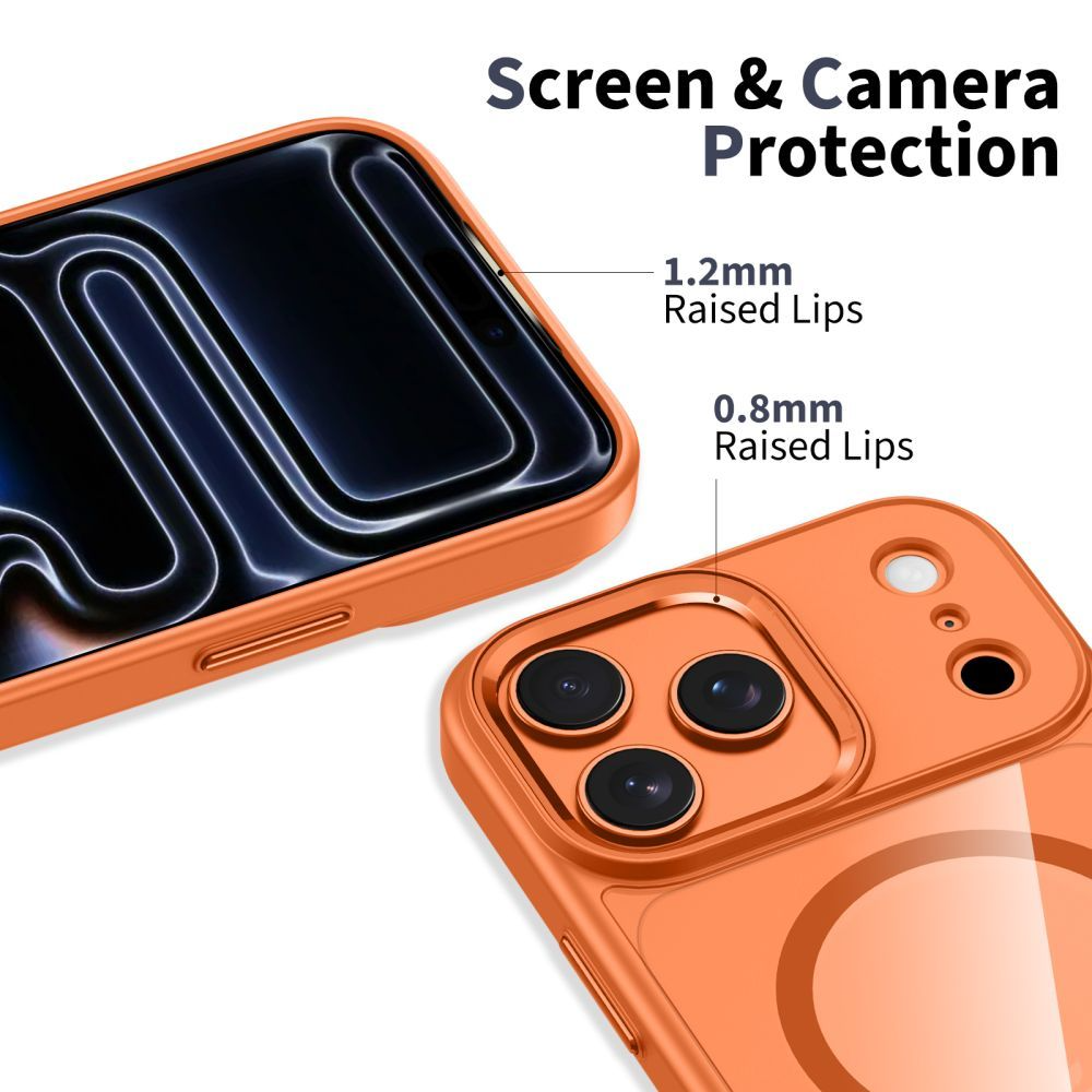Θήκη MagSafe για Apple iPhone 17 Pro Max, Tech-Protect, Magmat, Πορτοκαλί