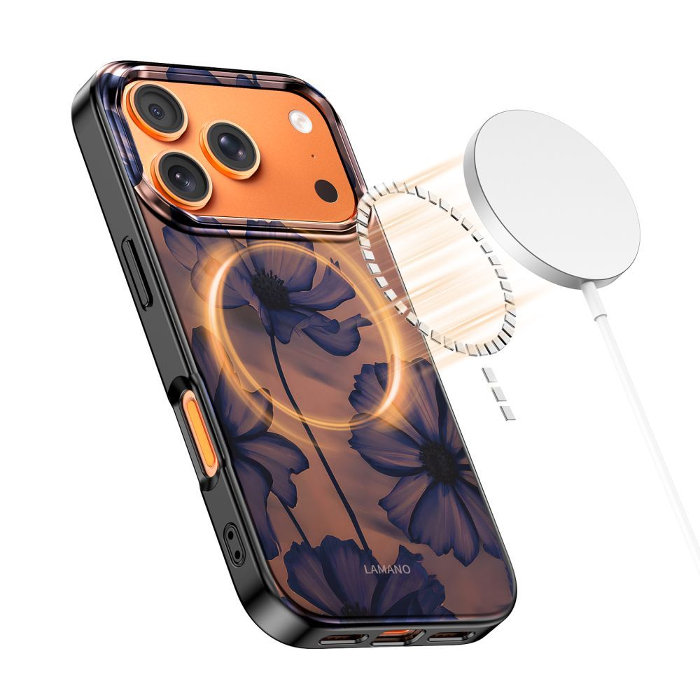 Θήκη MagSafe για Apple iPhone 17 Pro Max, Tech-Protect, Lamano Velvet Night, Μαύρη