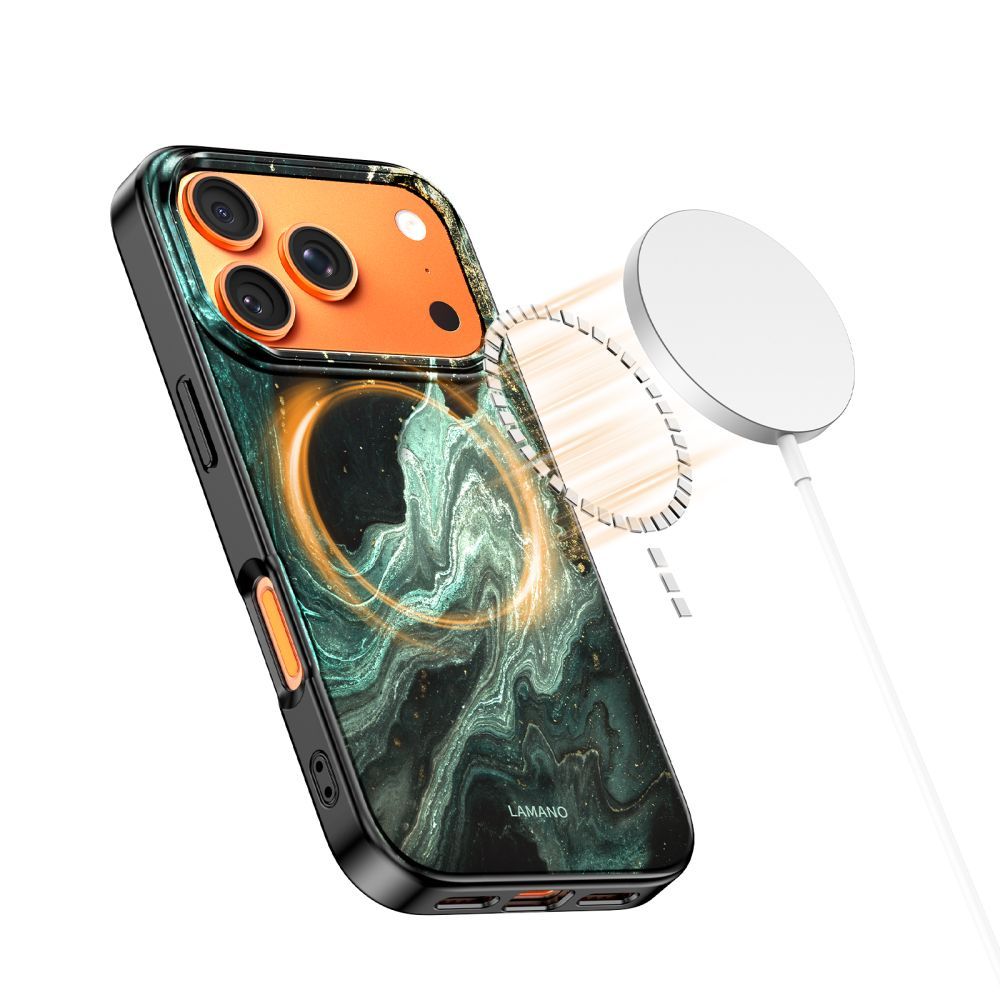 Θήκη MagSafe για Apple iPhone 17 Pro Max, Tech-Protect, Lamano Aura, Πράσινο