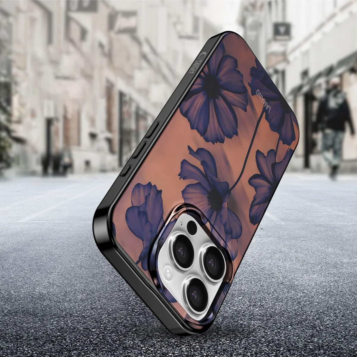 Θήκη MagSafe για Apple iPhone 16 Pro Max, Tech-Protect, Lamano Velvet Night, Μαύρη