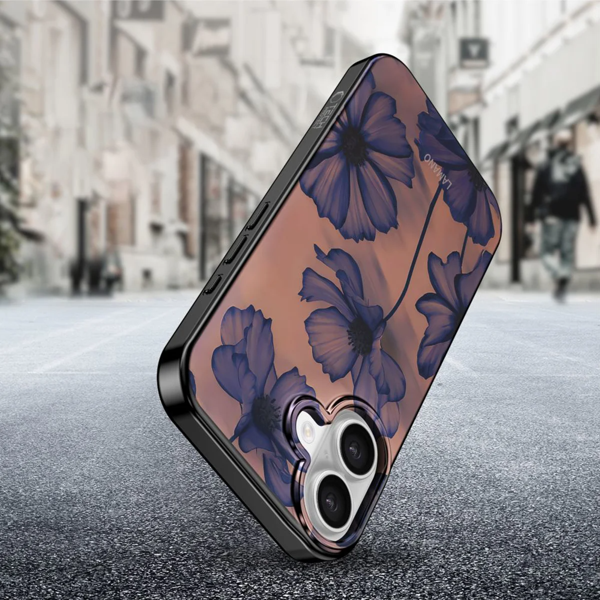 Θήκη MagSafe για Apple iPhone 17, Tech-Protect, Lamano Velvet Night, Μαύρη