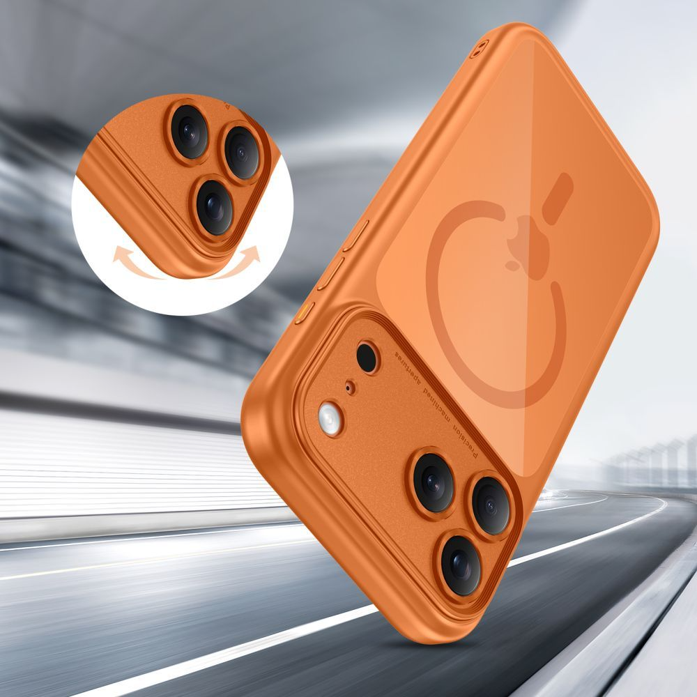 Θήκη MagSafe για Apple iPhone 17 Pro, Tech-Protect, MagPeak, Πορτοκαλί