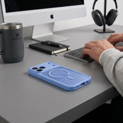 Θήκη MagSafe για Apple iPhone 18 Pro / 17 Pro, Tech-Protect, BasicMag, Ματ Μπλε