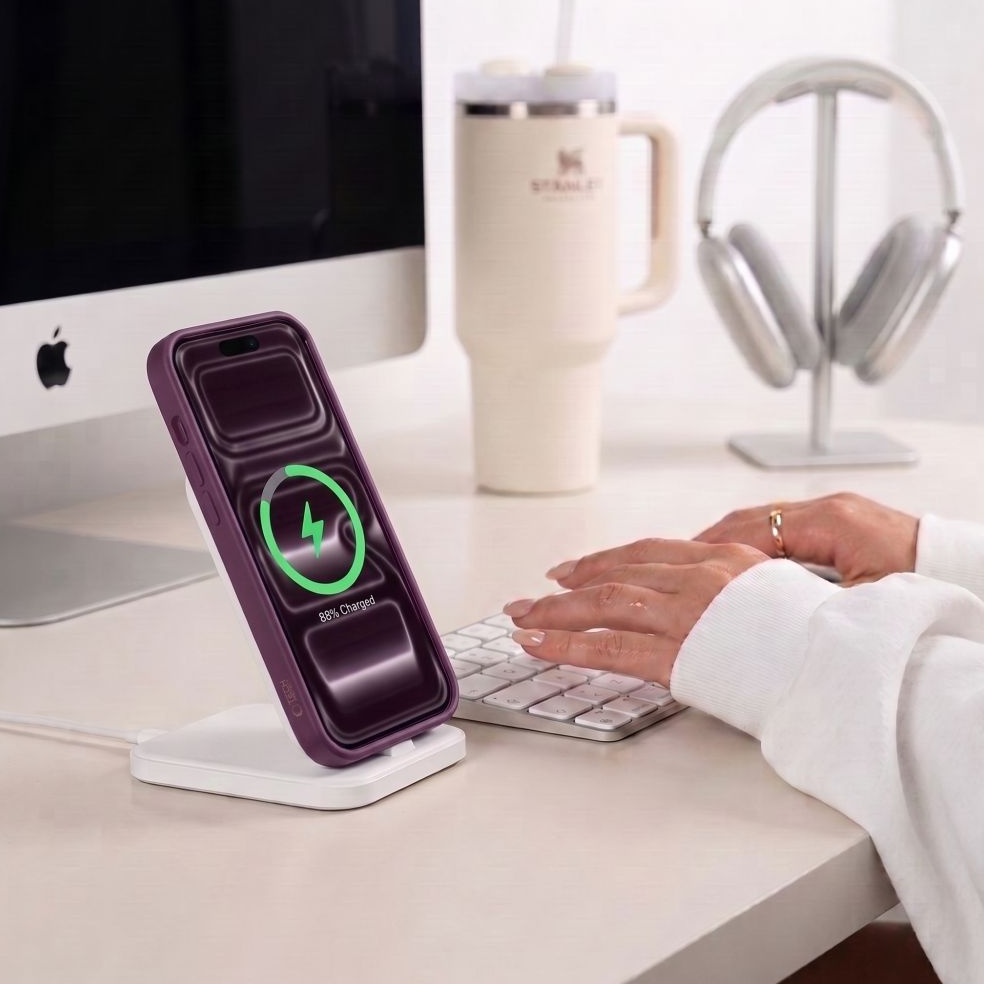 Θήκη MagSafe για Apple iPhone 18 Pro / 17 Pro, Tech-Protect, BasicMag, Βυσσινί Ματ