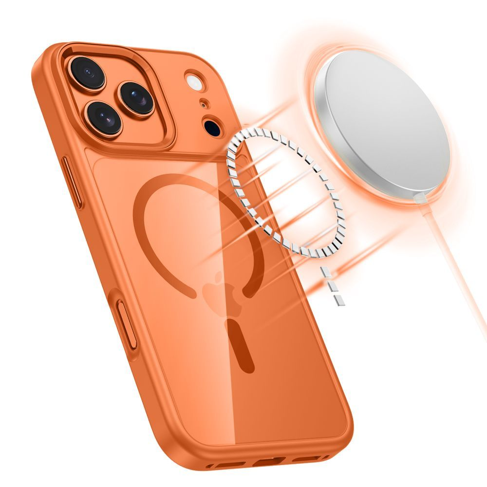 Θήκη MagSafe για Apple iPhone 17 Pro Max, Tech-Protect, Magmat, Πορτοκαλί
