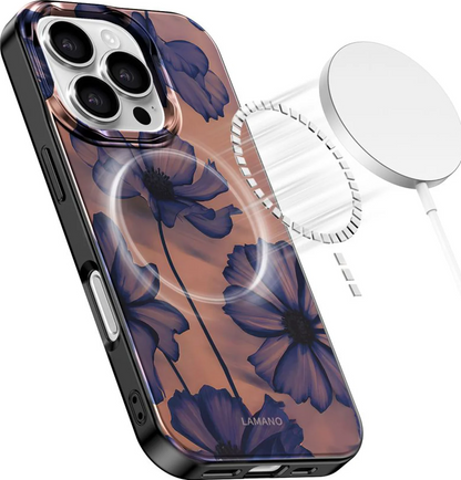 Θήκη MagSafe για Apple iPhone 16 Pro Max, Tech-Protect, Lamano Velvet Night, Μαύρη
