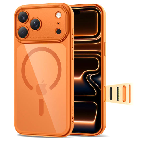 Θήκη MagSafe για Apple iPhone 17 Pro Max, Tech-Protect, MagPeak, Πορτοκαλί