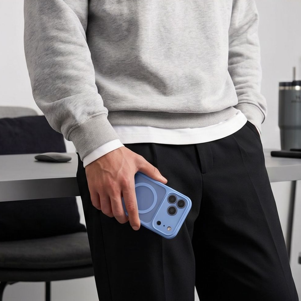Θήκη MagSafe για Apple iPhone 18 Pro / 17 Pro, Tech-Protect, BasicMag, Ματ Μπλε