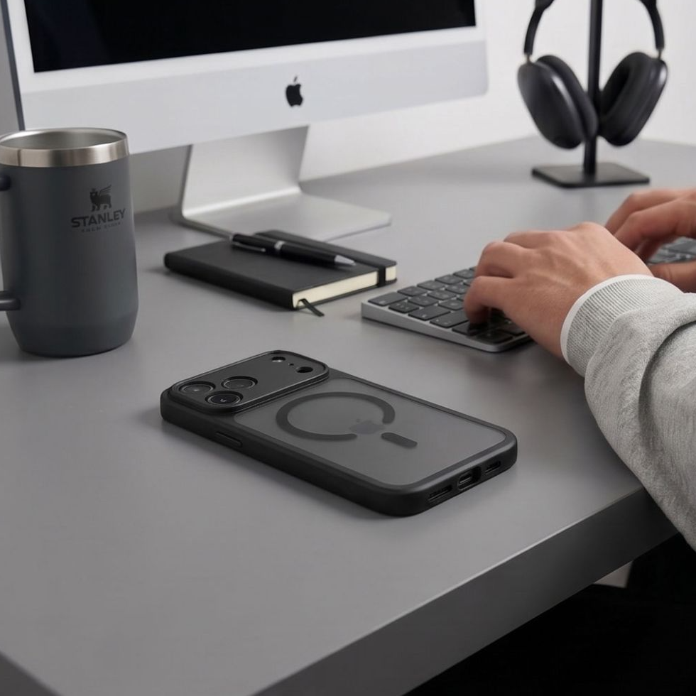Θήκη MagSafe για Apple iPhone 18 Pro Max / 17 Pro Max, Tech-Protect, BasicMag, Μαύρο Ματ