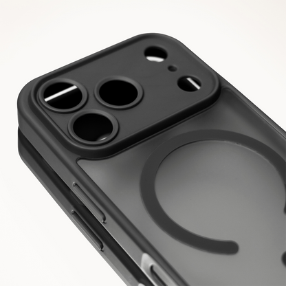 MagSafe Case for Apple iPhone 18 Pro / 17 Pro, OEM, Mag Matt Big Hole, Black