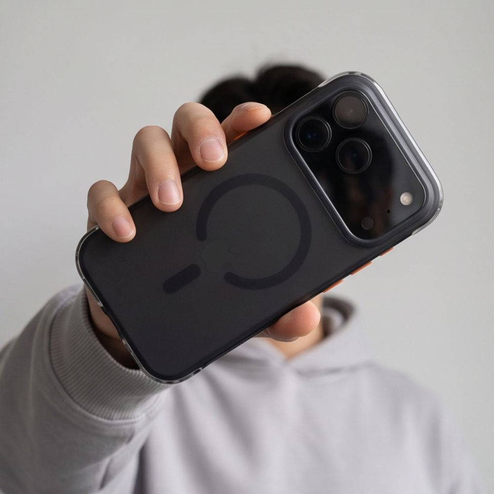 Θήκη MagSafe για Apple iPhone 18 Pro / 17 Pro, Tech-Protect, MagAir CC, Μαύρο Ματ