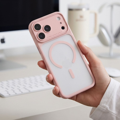 Θήκη MagSafe για Apple iPhone 18 Pro / 17 Pro, Tech-Protect, MagPeak CC, Ματ Ροζ