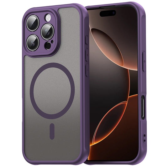 MagSafe Case for Apple iPhone 11 Pro Max, Techsuit, HaloFrost II, Purple