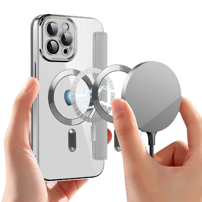 Θήκη MagSafe για Apple iPhone 11 Pro Max, Techsuit, SmartMag Book, Γκρι