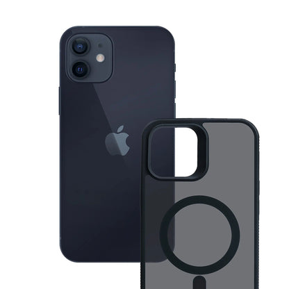 Θήκη MagSafe για Apple iPhone 12 / 12 Pro, 3MK, Smoke MagCase, Μαύρο