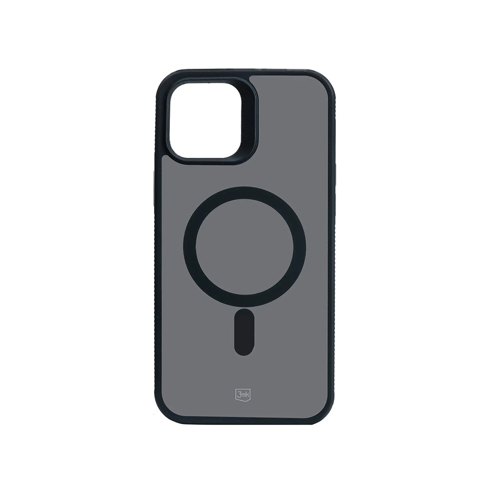 Θήκη MagSafe για Apple iPhone 12 / 12 Pro, 3MK, Smoke MagCase, Μαύρο