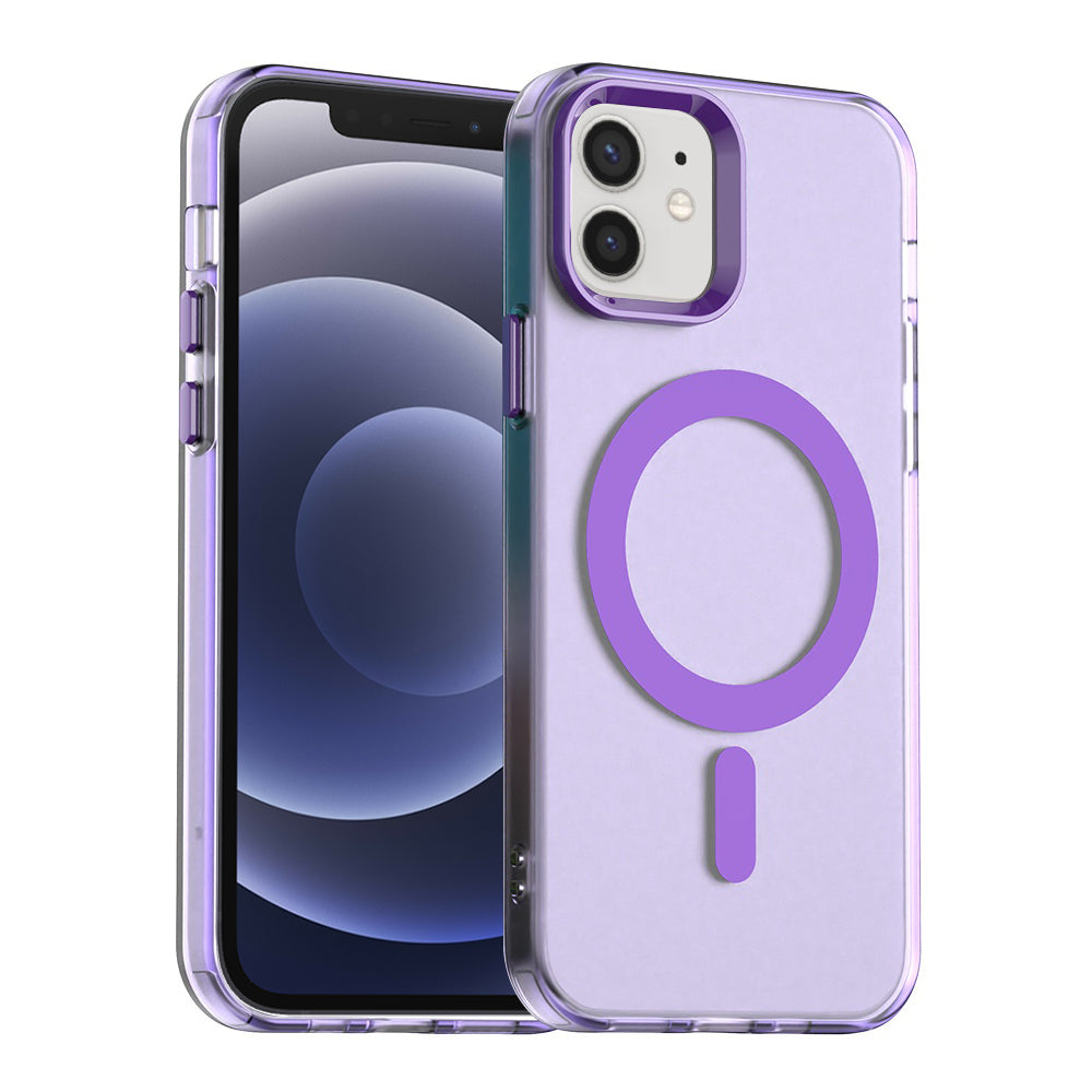Θήκη MagSafe για Apple iPhone 12 / 12 Pro, Techsuit, CandyCase, Μωβ