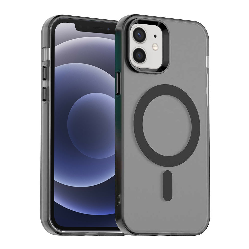 Θήκη MagSafe για Apple iPhone 12 / 12 Pro, Techsuit, CandyCase, Μαύρο