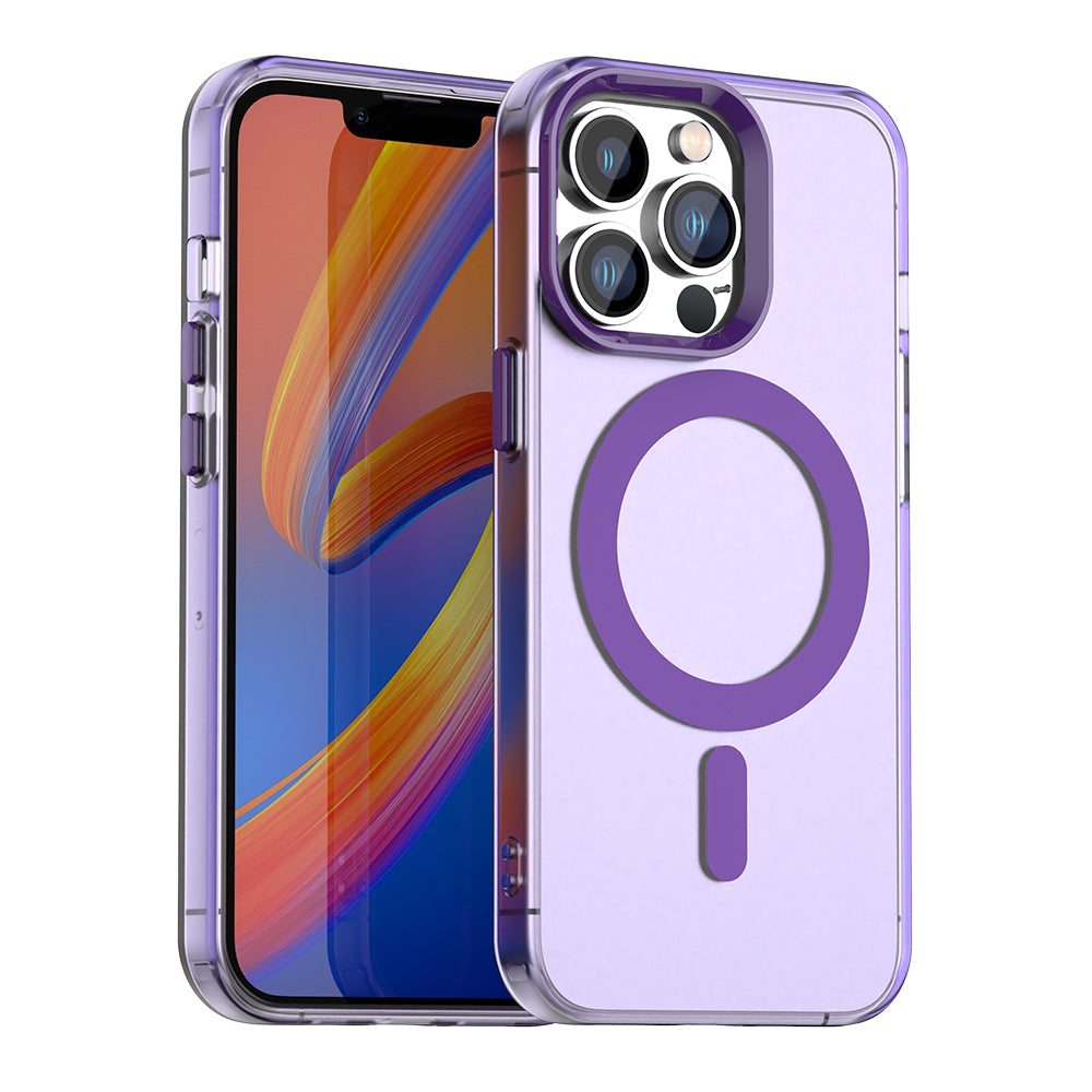 Θήκη MagSafe για Apple iPhone 12 Pro Max, Techsuit, CandyCase, Μωβ