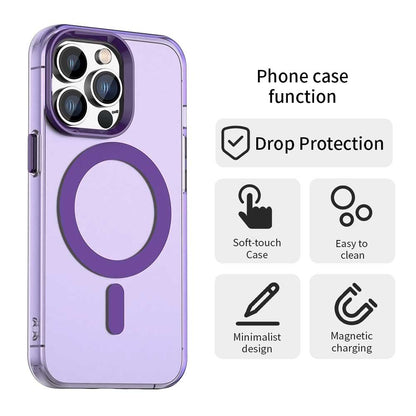 Θήκη MagSafe για Apple iPhone 12 Pro Max, Techsuit, CandyCase, Μωβ