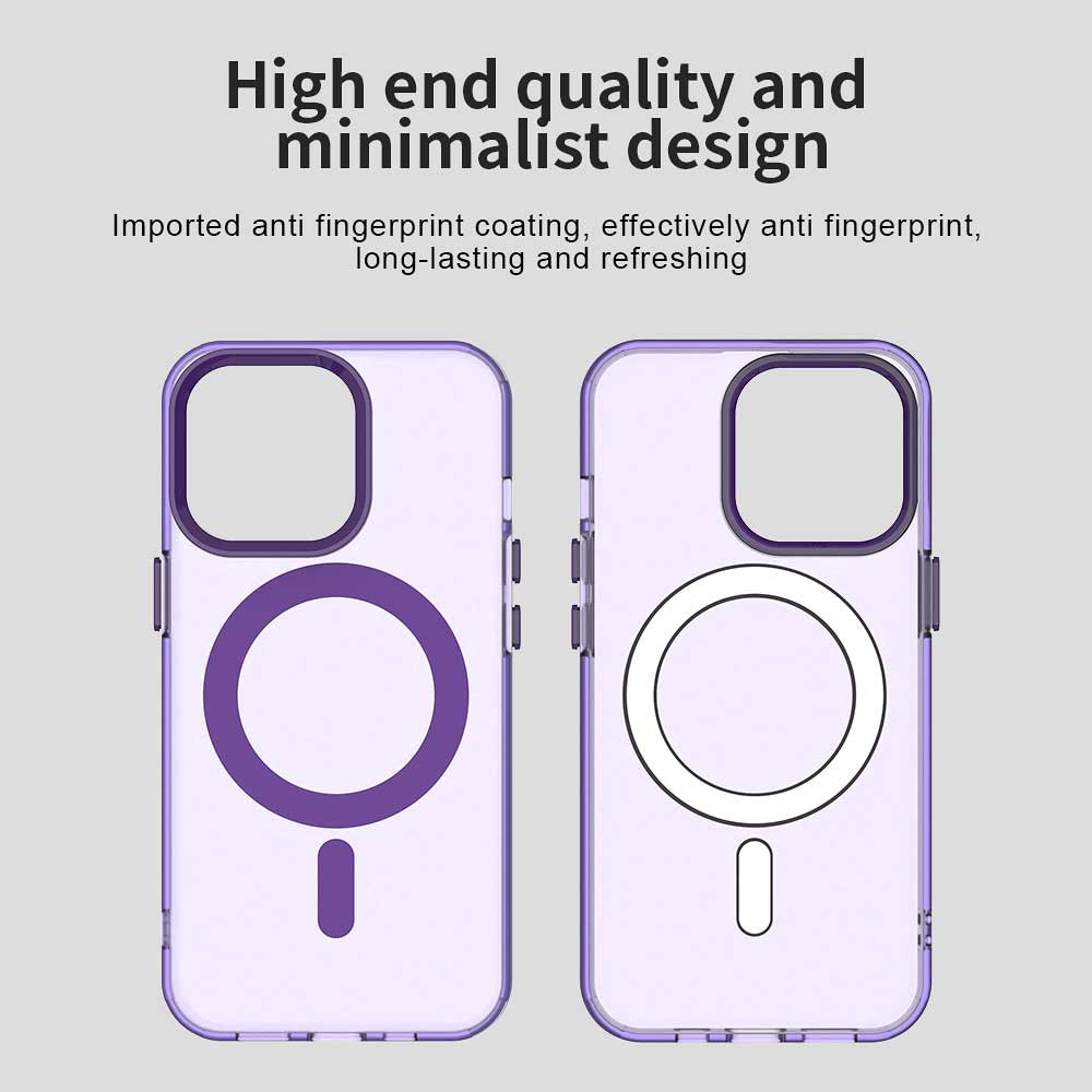 Θήκη MagSafe για Apple iPhone 12 Pro Max, Techsuit, CandyCase, Μωβ
