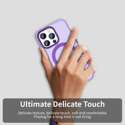 Θήκη MagSafe για Apple iPhone 12 Pro Max, Techsuit, CandyCase, Μωβ