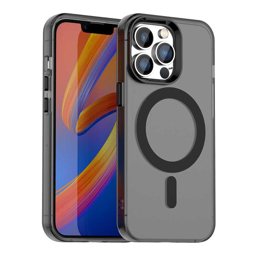 Θήκη MagSafe για Apple iPhone 12 Pro Max, Techsuit, CandyCase, Μαύρο
