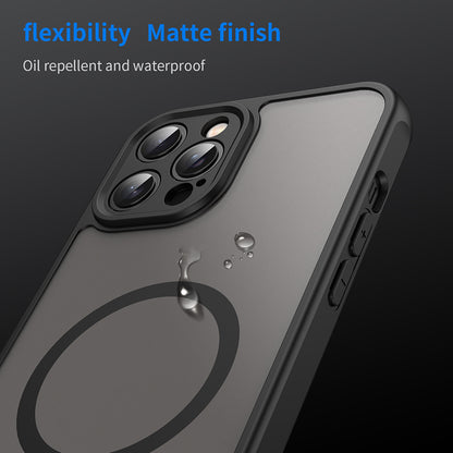 Θήκη MagSafe για Apple iPhone 12 Pro Max, Techsuit, HaloFrost II, Μαύρο