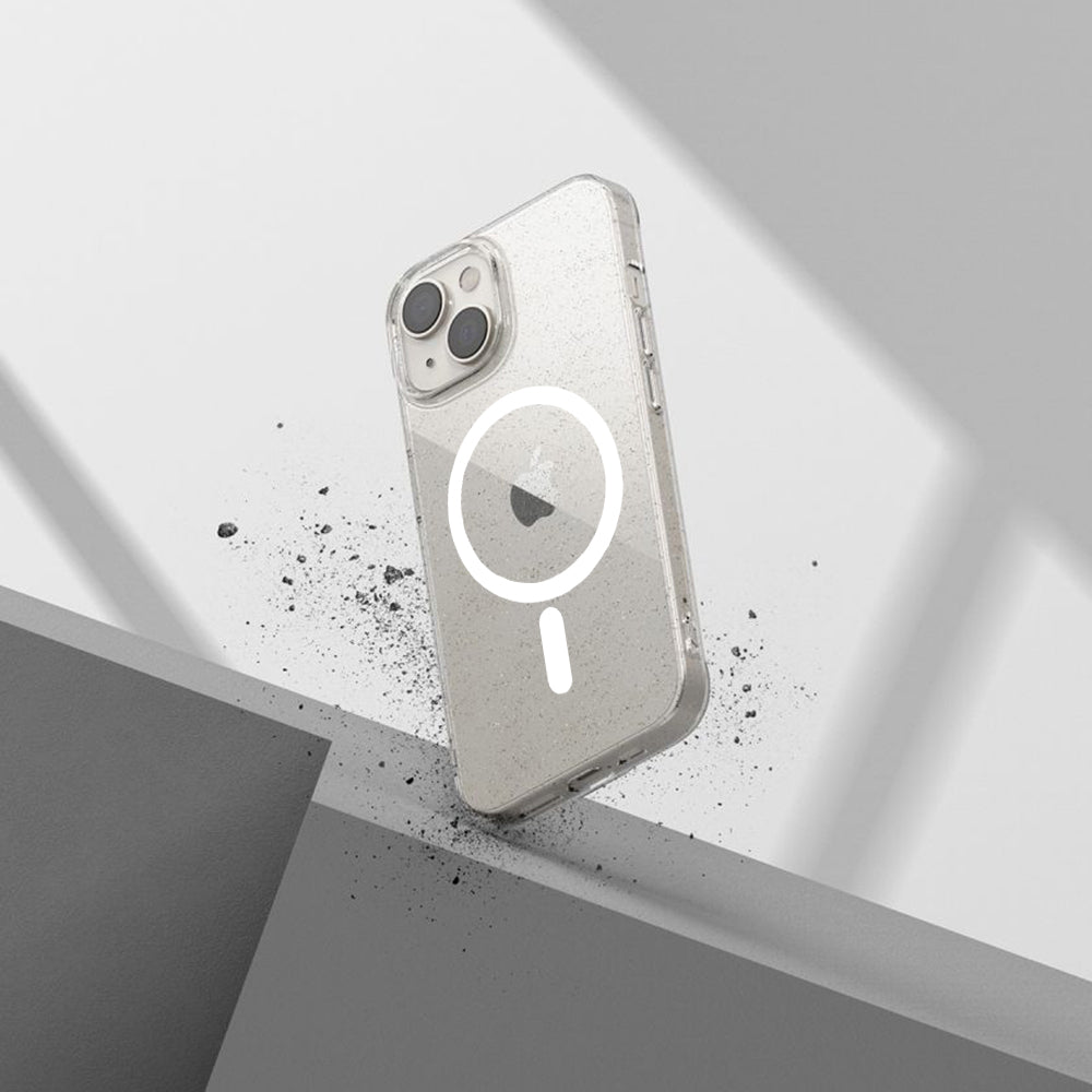 Θήκη MagSafe για Apple iPhone 12 Pro Max, Techsuit, SparkleSkin, Διαφανής