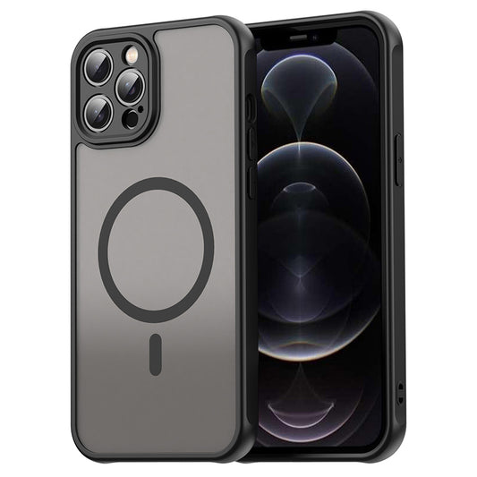 Θήκη MagSafe για Apple iPhone 12 Pro, Techsuit, HaloFrost II, Μαύρο