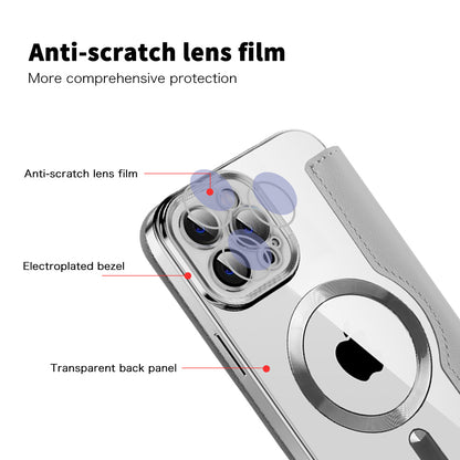 Θήκη MagSafe για Apple iPhone 12 Pro, Techsuit, SmartMag Book, Γκρι